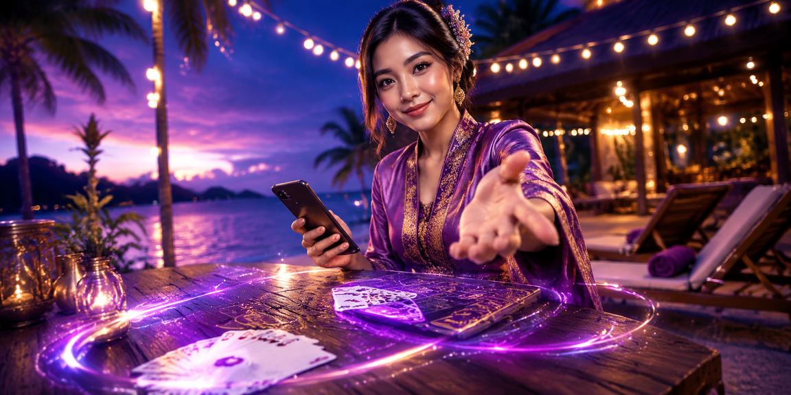 Permainan kad gaya Melayu di Langkawi Malaysia mencerminkan budaya hiburan tempatan